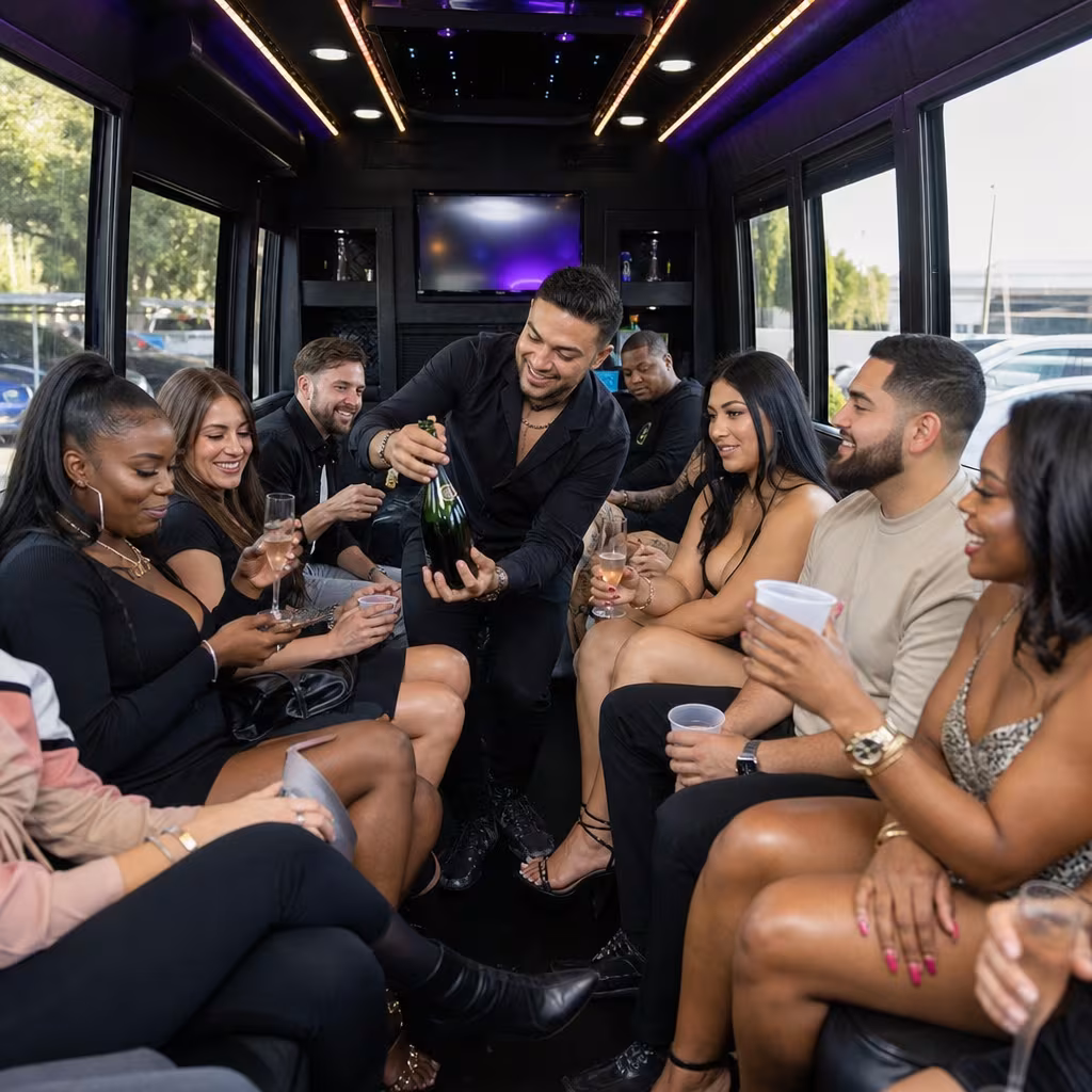San Jose Birthday Transportation fleet vehicle