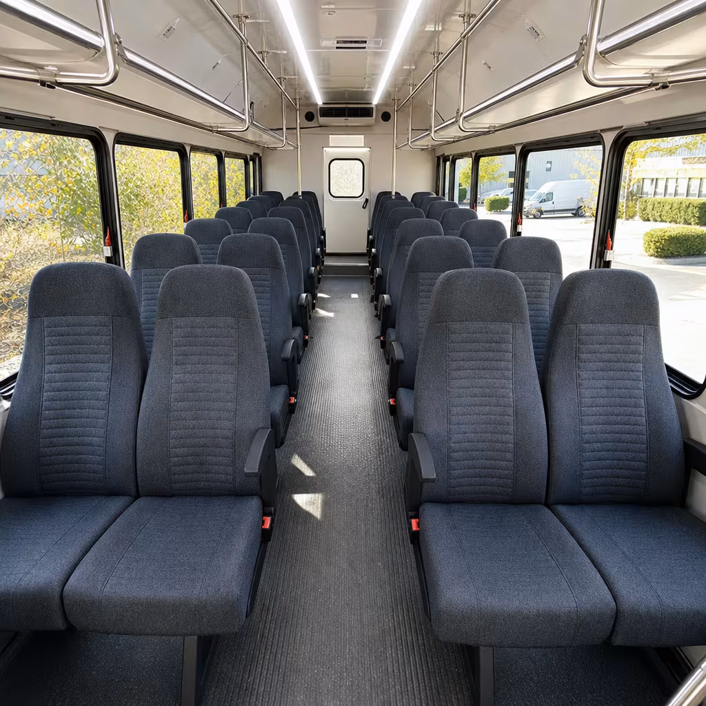 15-35 Passenger Minibus Interior