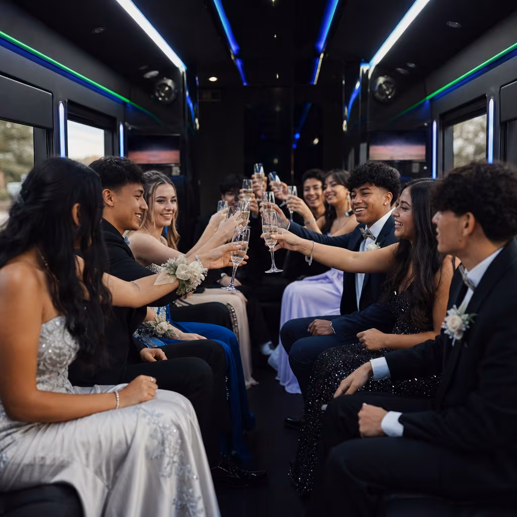San Jose Prom & Homecoming Transportation fleet vehicle