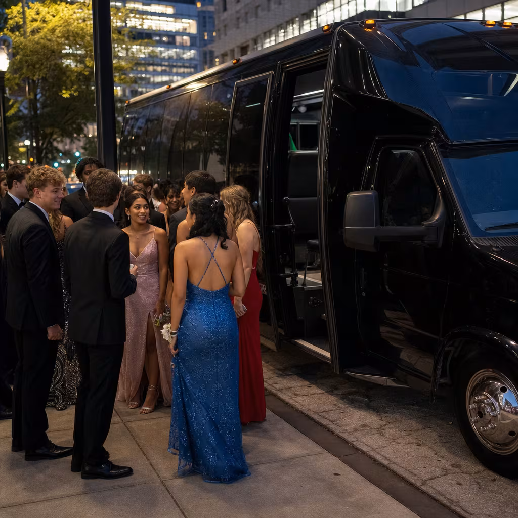 Passengers loading luggage while boarding an San Jose group shuttle