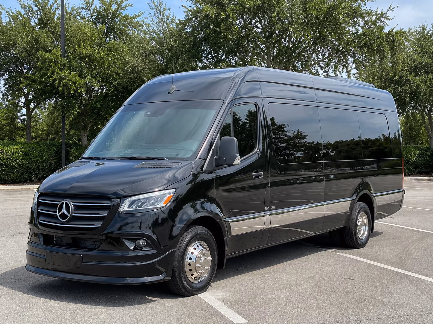 San Jose Corporate Transportation party bus exterior