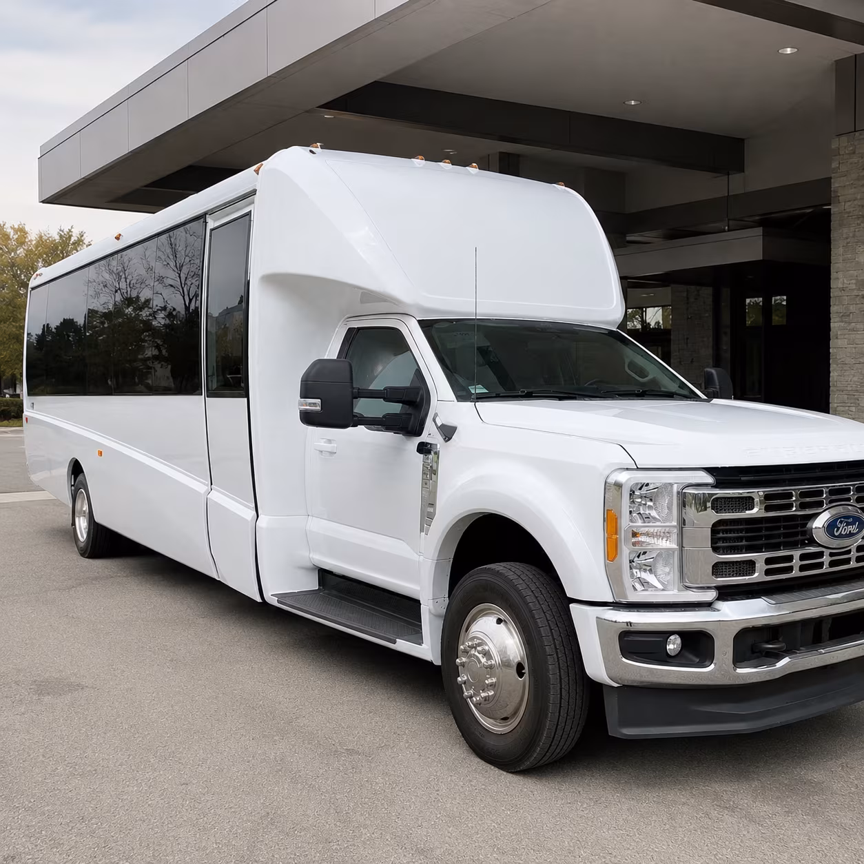 San Jose Corporate Transportation party bus exterior