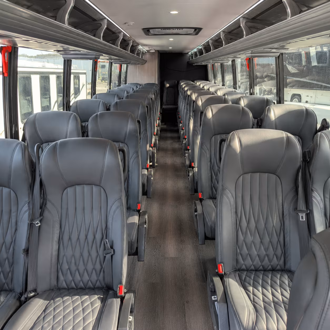 San Jose Corporate Transportation party bus interior