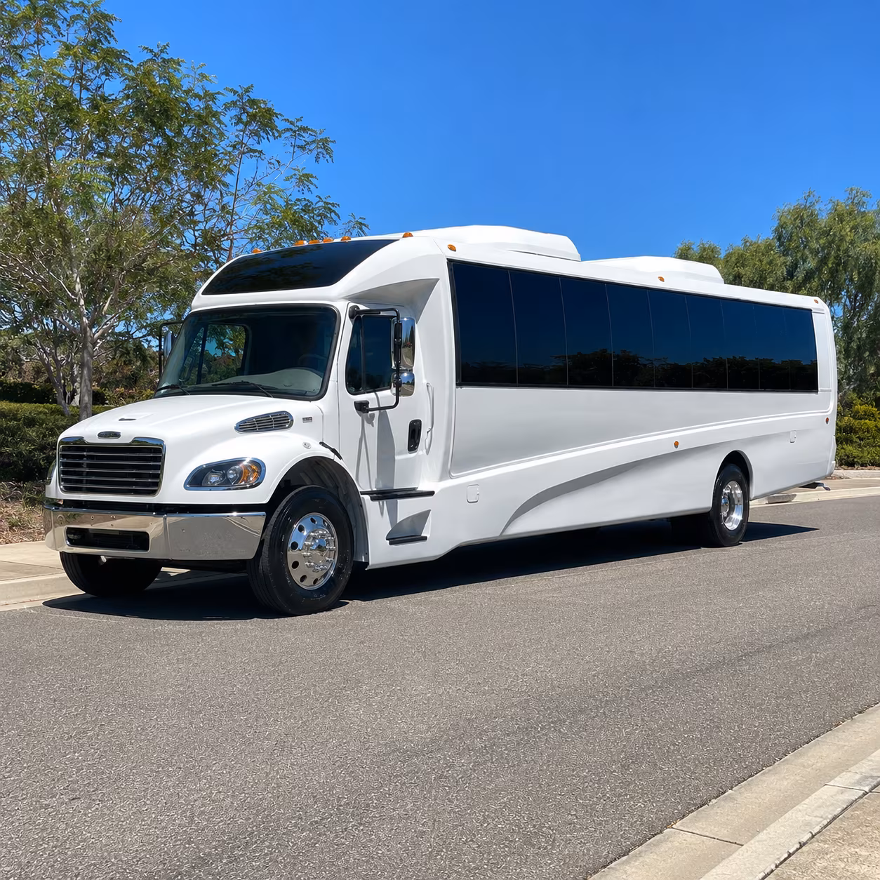 San Jose Corporate Transportation party bus exterior
