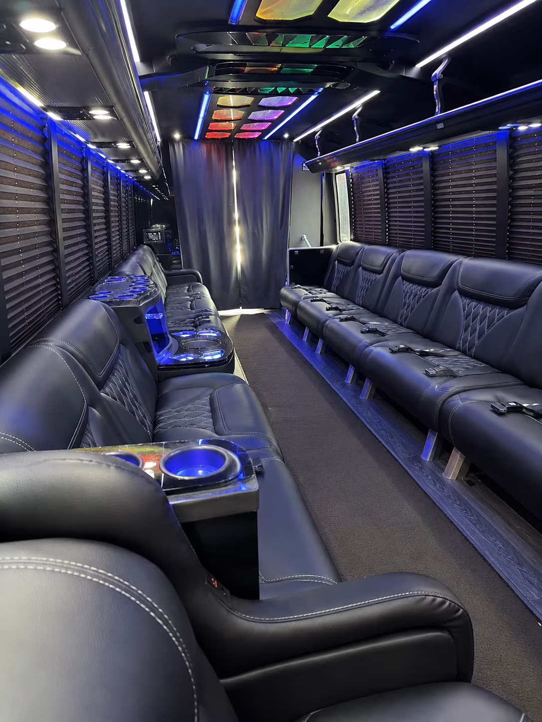 San Jose Private Event Transportation onboard seating