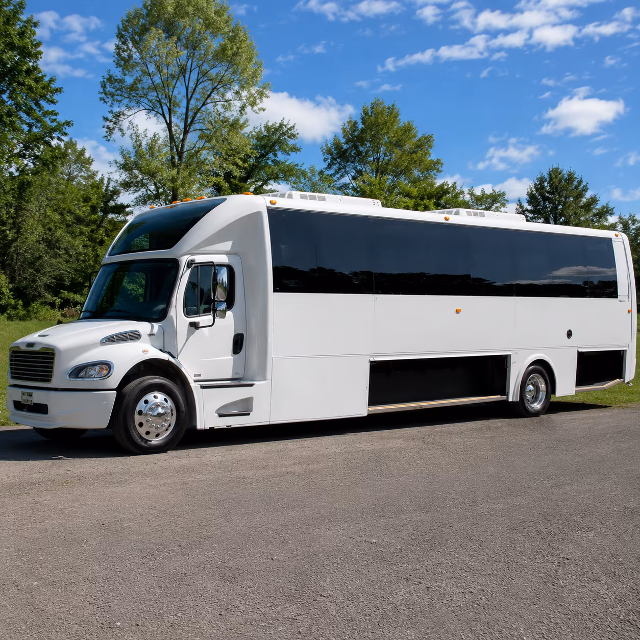 San Jose Prom & Homecoming Transportation party bus interior