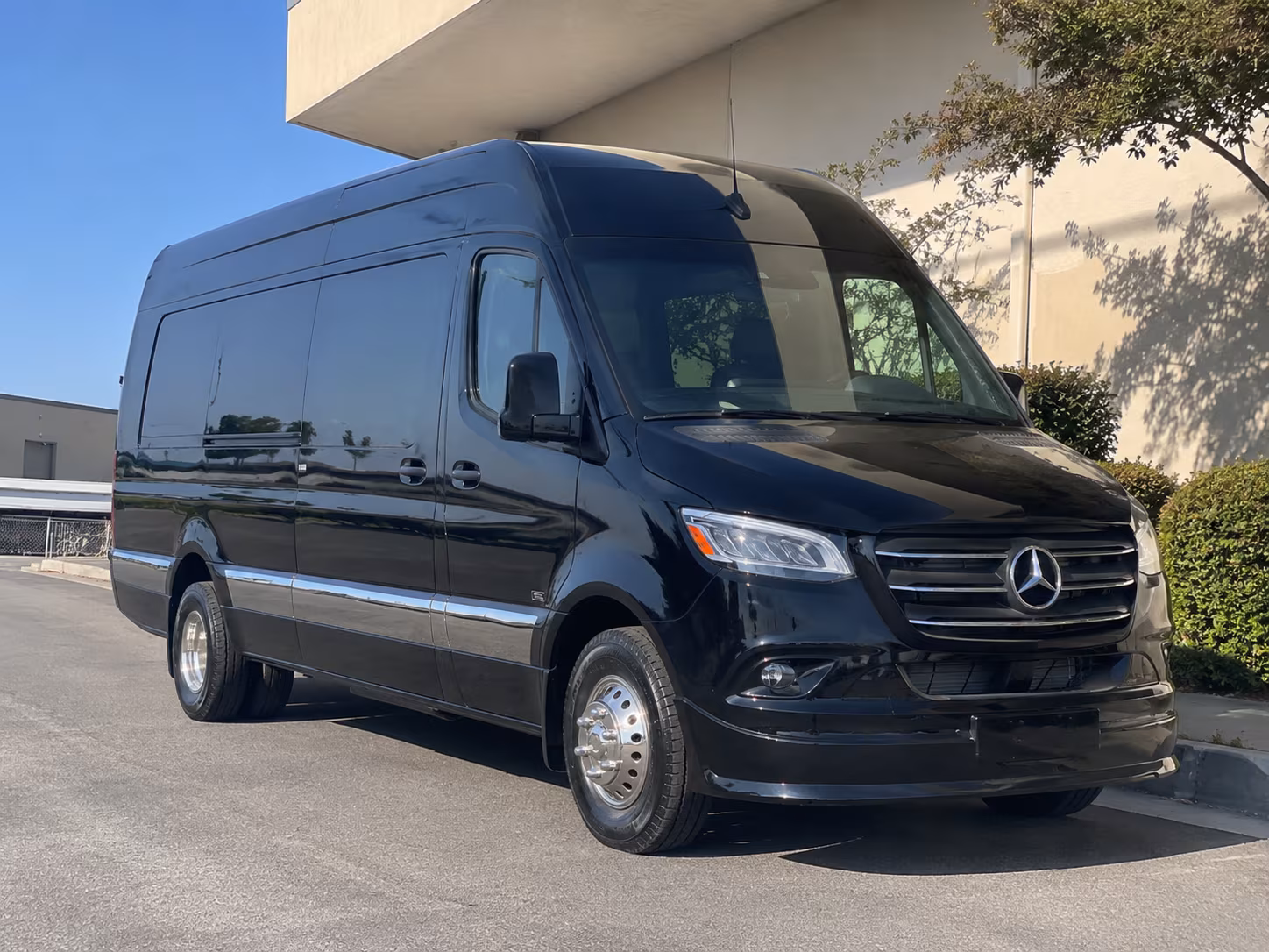 San Jose School Event Transportation party bus exterior