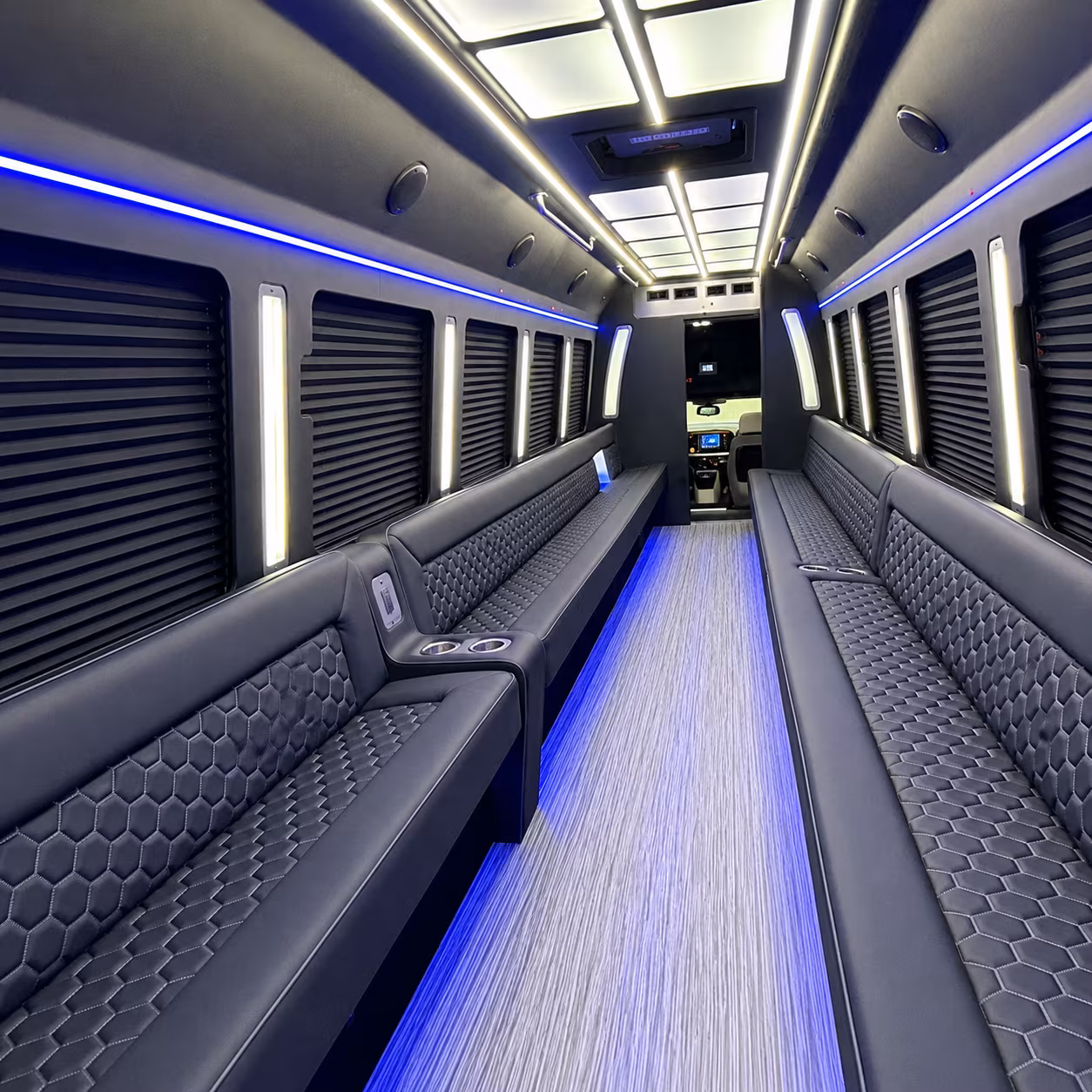 San Jose Sporting Event Transportation party bus exterior