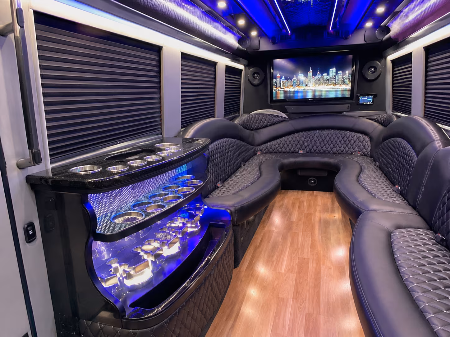 San Jose Winery Tour & Pub Crawl Transportation party bus exterior