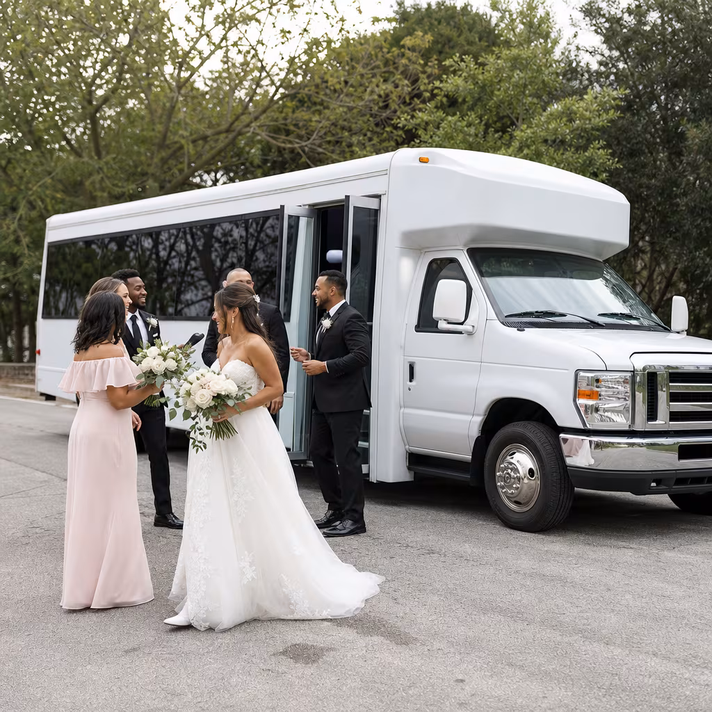 San Jose Wedding Transportation fleet vehicle